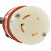 Ac Works 25ft SOOW 10/4 NEMA L16-30 30A 3-Phase 480V Industrial Rubber Extension Cord L1630PR-025